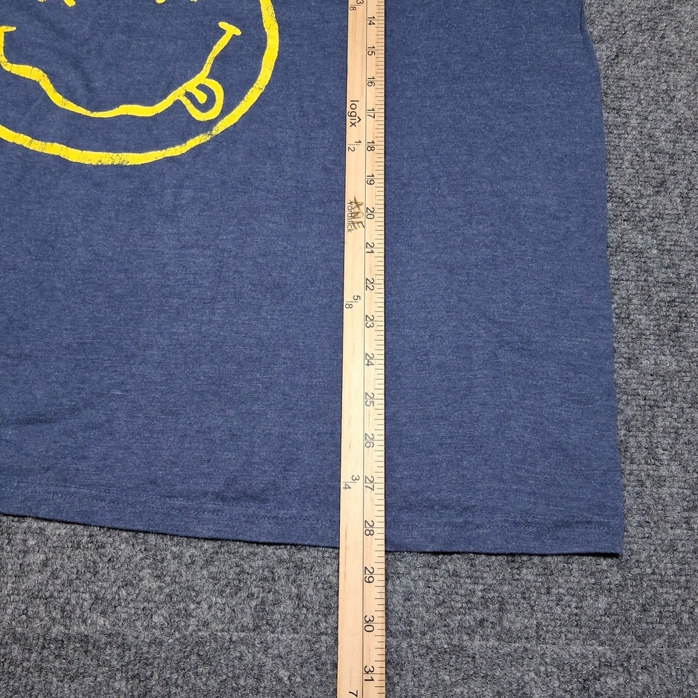 Nirvana‎ smile logo shirt blue size XL - Picture 4 of 7